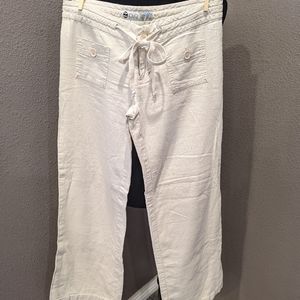 Split Linen Pants